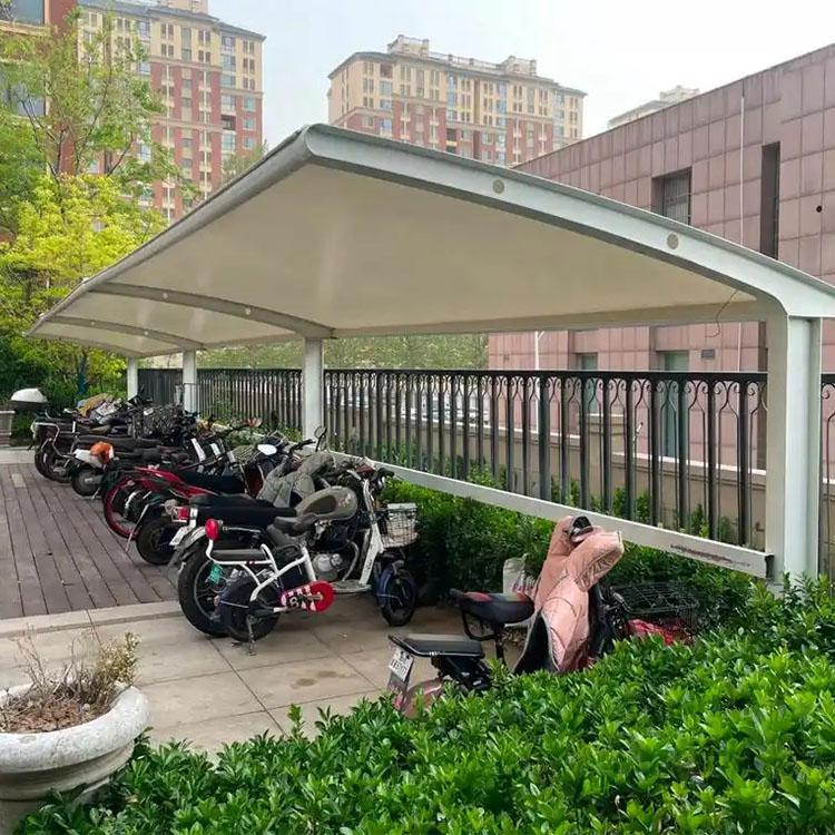 尚志市膜结构电动车棚